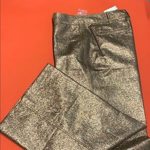 Madewell Copper Wide Leg Cropped Pants - NWT - 28